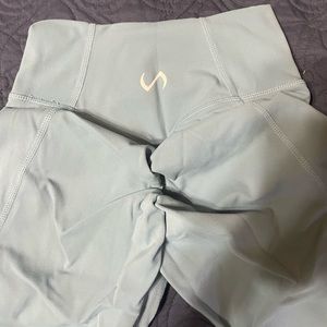 TLF CONTOUR HIGH WAISTED SCRUNCH LEGGINGS - Granite Blue